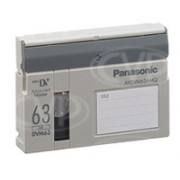 Panasonic AYDVM63AMQ Professional MiniDV Tape - 63 Min, S-AME Technology For High-Quality Recording-932743