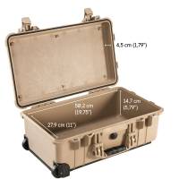 Peli 1510 Protector Case Desert Tan - CVP.com