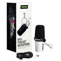 Buy - Shure MV7+ Dynamic Podcast Microphone - White (MV7+-W)