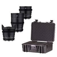 Samyang VDSLR MK2 3 Lens Kit with Custom Case - Canon EF (p/n SAMYANG8785BUN)