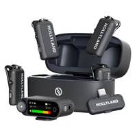 【美品・即使用可】Hollyland Lark M2S Combo Hollyland LARK M2S Combo Wireless Lavalier Microphone Combo