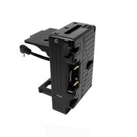 Buy Coreswx Cxg Fx9 Cxgfx9 3 Stud Plate For Sony Pxw Fx9 Gold Mount Bracket With A 4 Pin Xlr Input Option And Two P Tap Outputs And Led Battery Indication