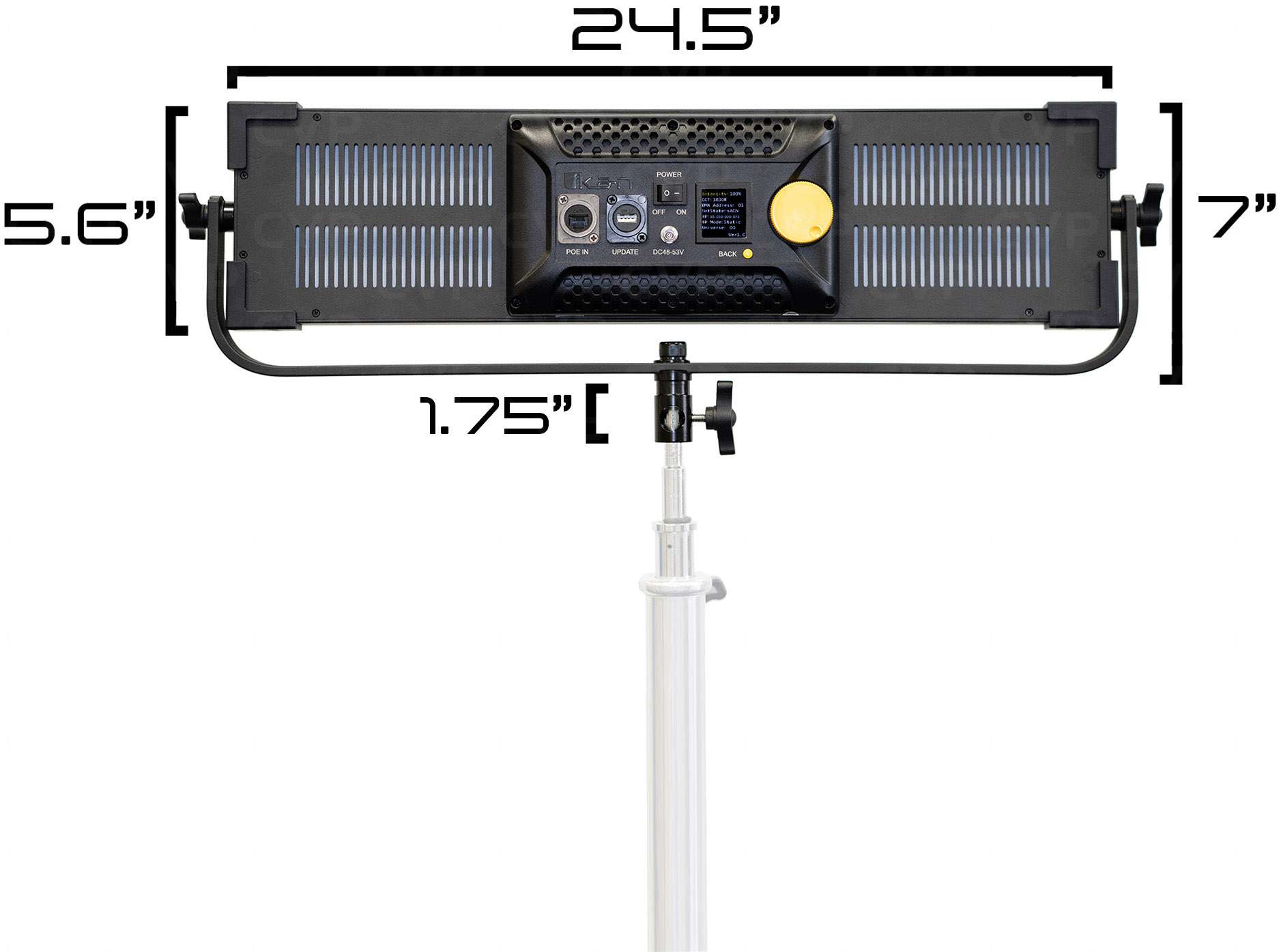 Buy - Ikan Lyra POE Bi-Colour Studio Panel Soft LED Light (LBX8-POE)