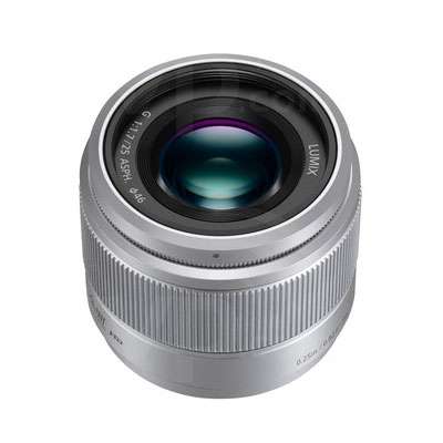 Buy - Panasonic LUMIX G 25mm Micro Lens Silver - MFT (H-H025E-S)