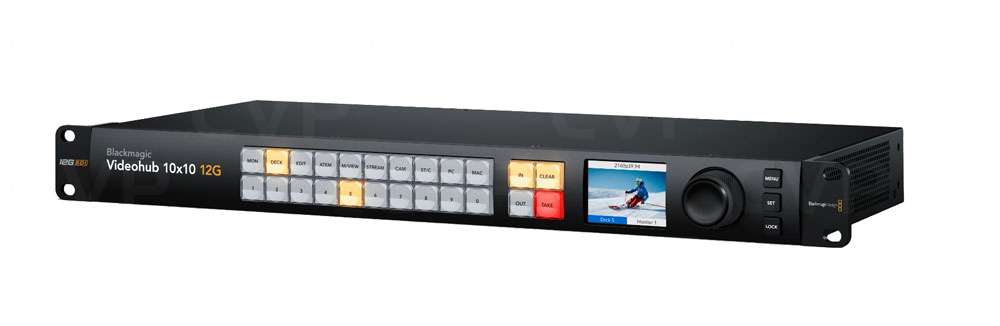 Buy - Blackmagic Videohub 10x10 12G (VHUBSMAS12G010010)