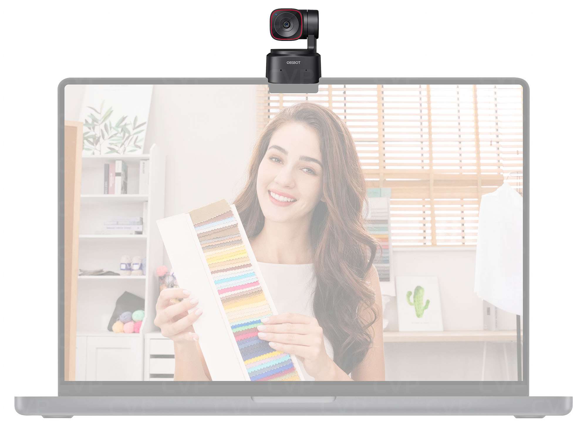 OBSBOT Tiny 2 Lite - Webcam 4K PTZ Pour Streaming Avec Suivi Auto - Gris Foncé