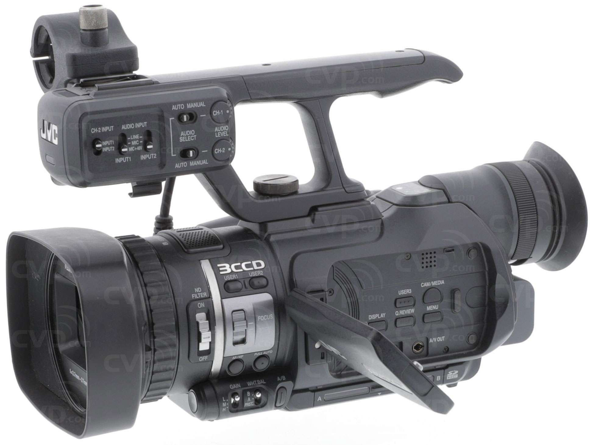 業務用ビデオカメラ　JVC GY-HM100 二台セット！ jvc-1024x682.jpg