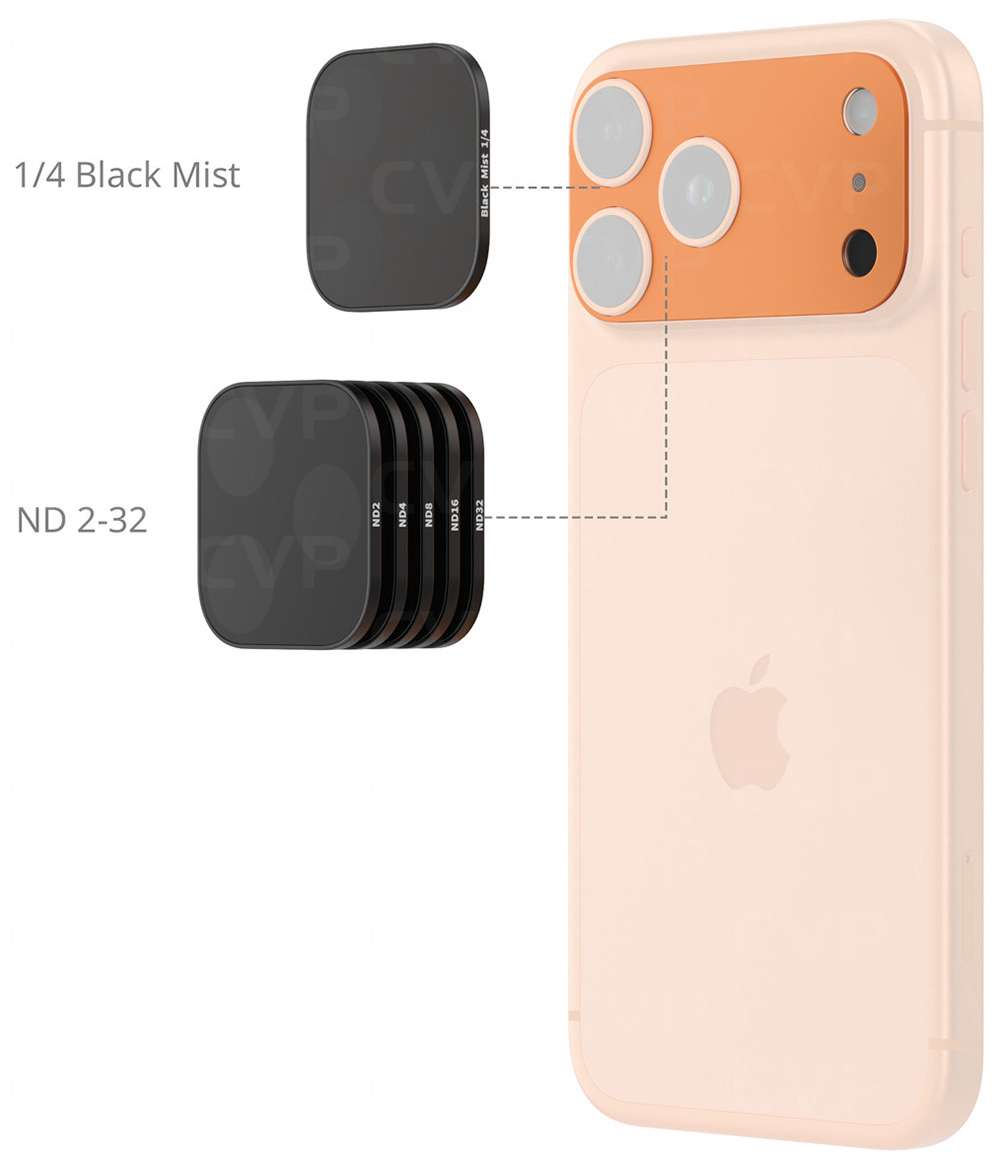 SmallRig Square ND & Mist Filter Kit For iPhone 17 Pro Max | CVP