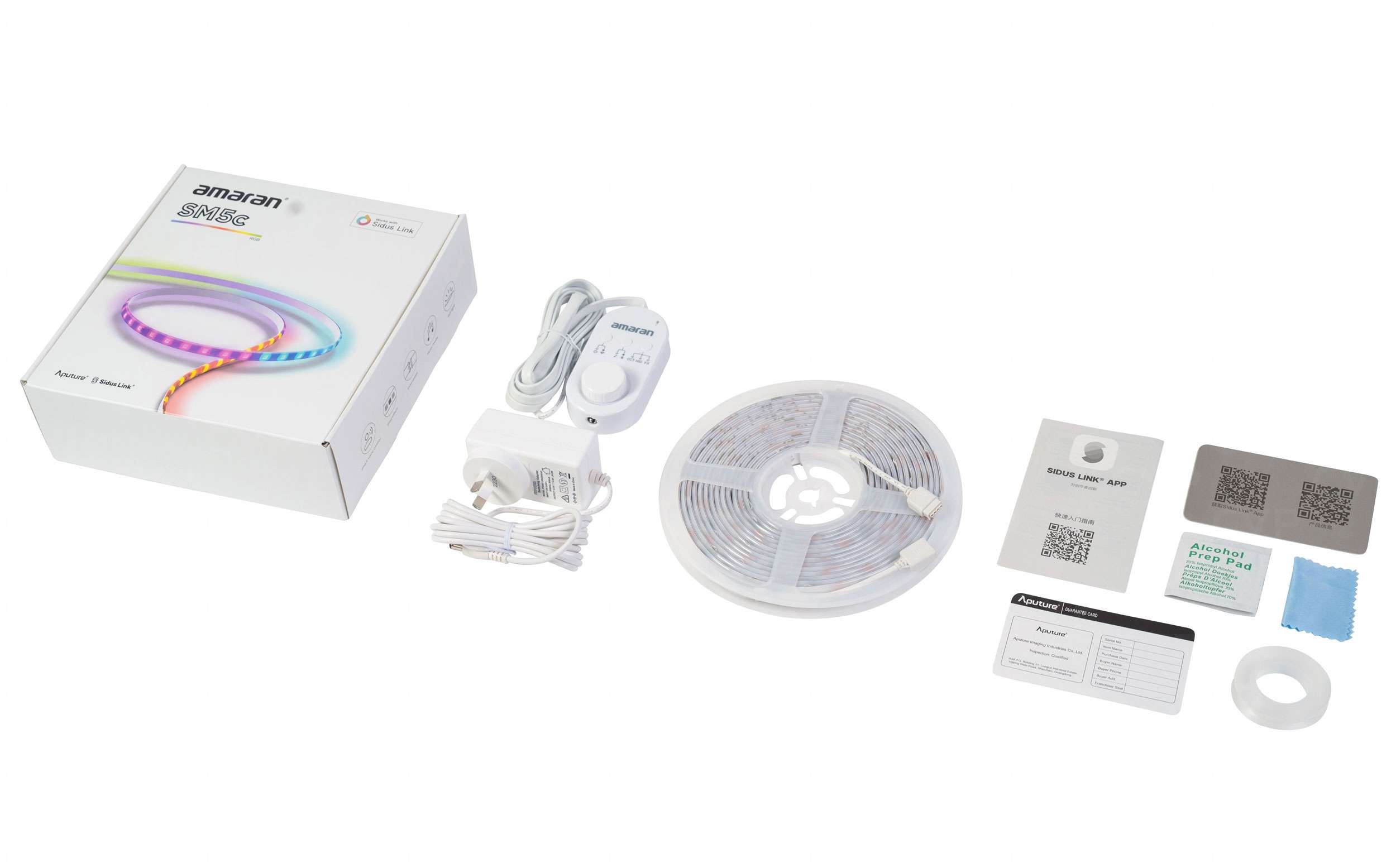 Aputure Amaran SM5c RGB Smart Pixel LED Strip Light 5 Meters Extensions Sma Cathay Photo | Aputure amaran SM5C Smart Pixel RGB Strip Light