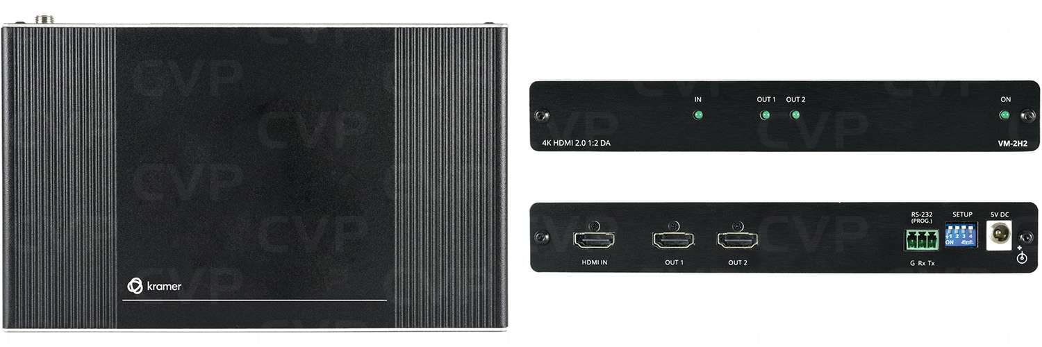 KRAMER - VM-4DT amplificatore video Nero