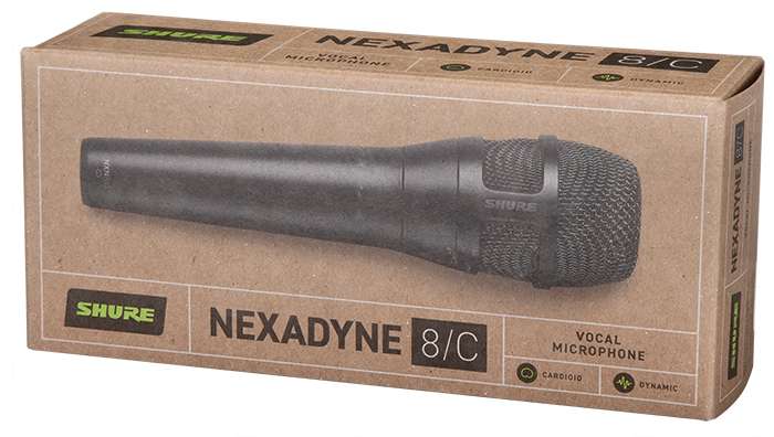 Buy - Shure Nexadyne 8/C Cardioid Mic - Black (NXN8/C)