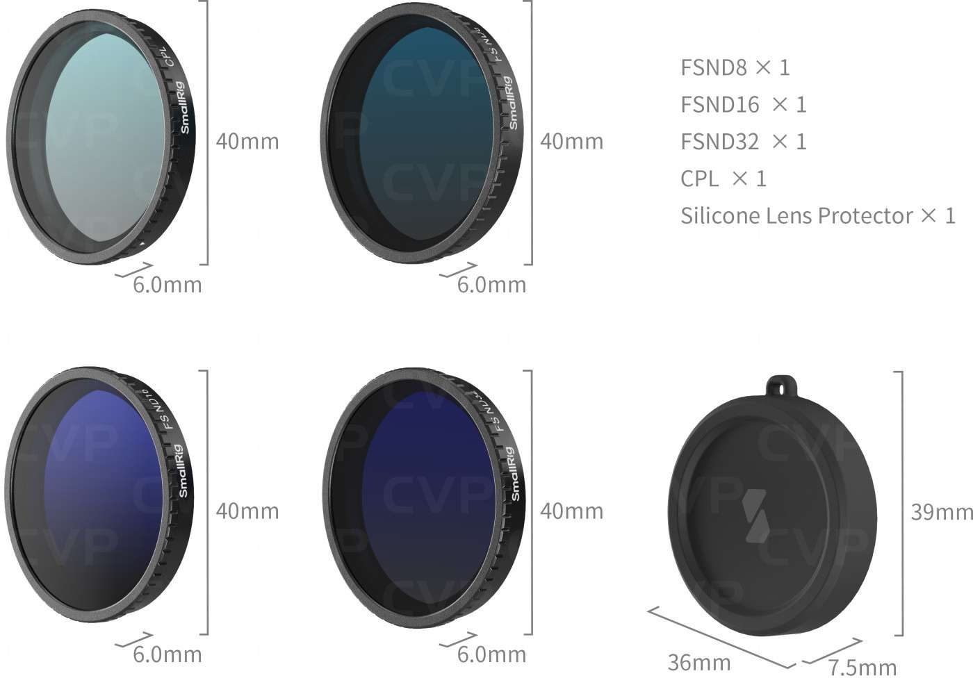 Honbobo Filter Für DJI Mini 5 Pro - 1/4 Black Mist Objektivfilter Set