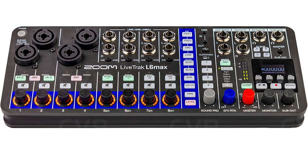 Zoom Livetrak L6max | CVP