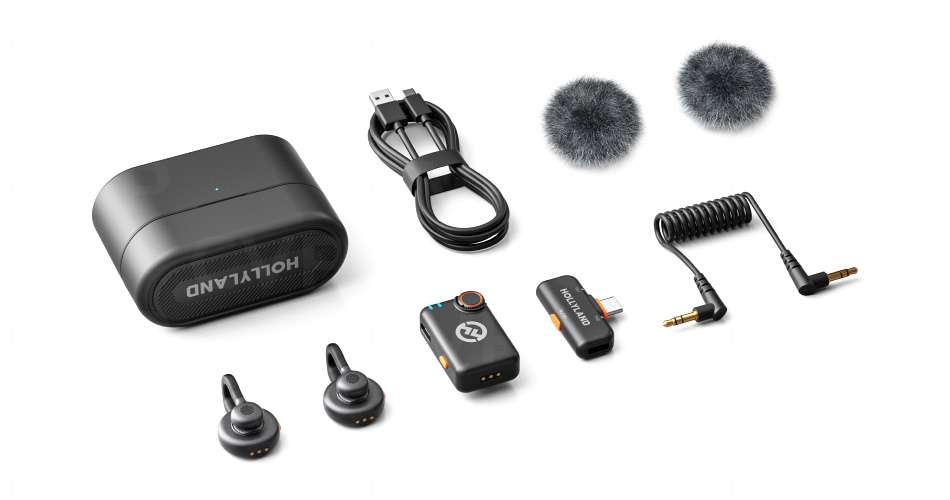 【美品・即使用可】Hollyland Lark M2S Combo Hollyland LARK M2S Combo Wireless Lavalier Microphone Combo