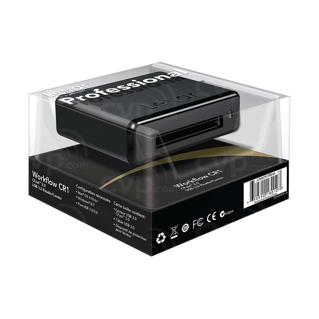 Lexar LRWCR1TBEU Workflow Professional CFast Reader CR1