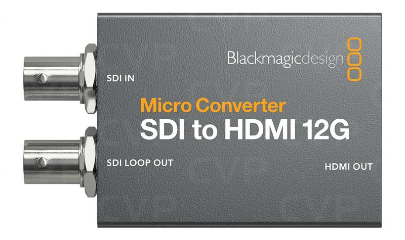 Buy - Blackmagic SDI To HDMI 12G Converter w/ PSU (CONVCMIC/SH12G