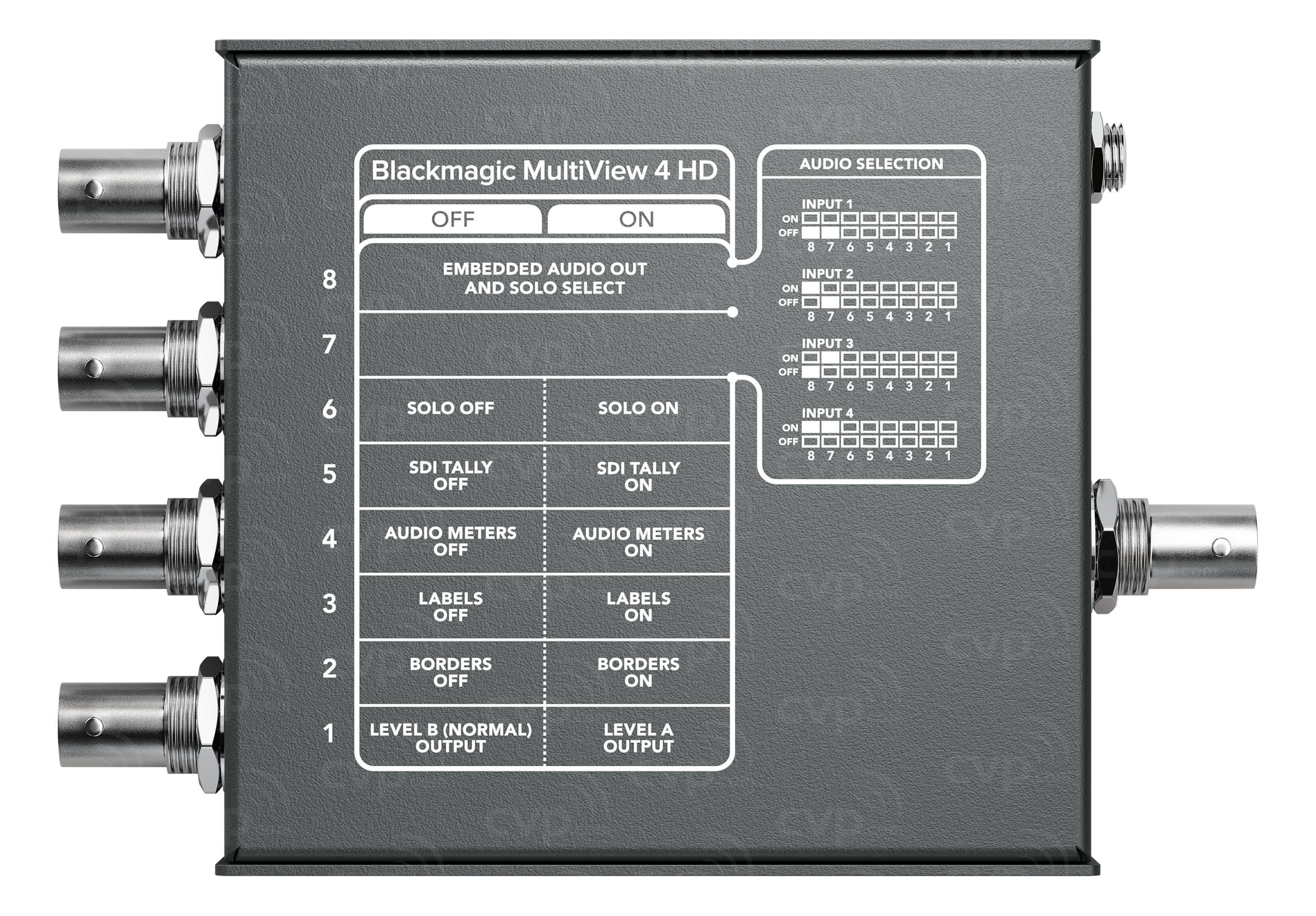 Multiview Buy - Blackmagic MultiView 4 HD (HDL-MULTIP3G/04HD)