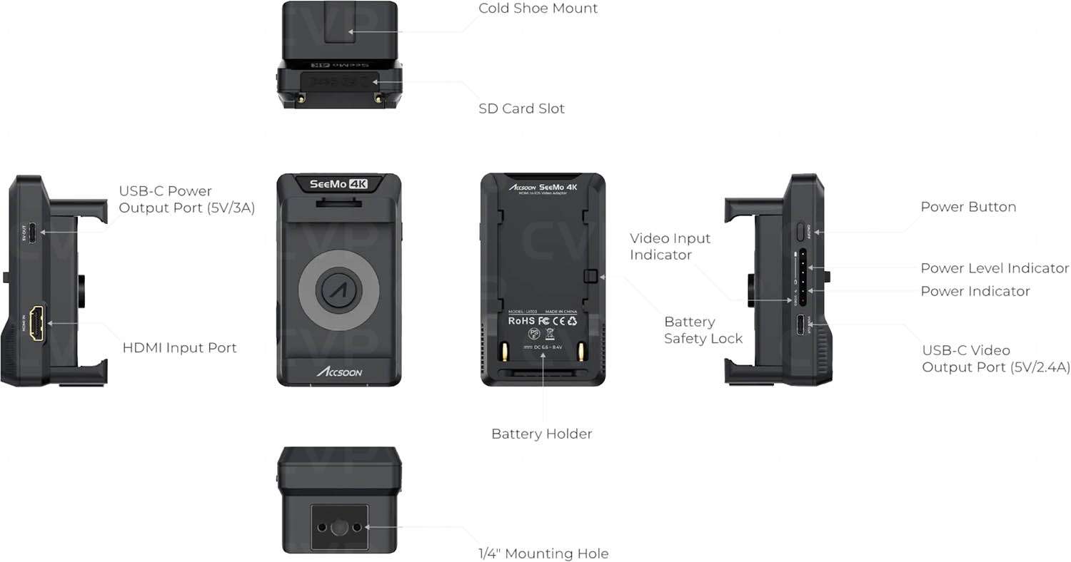 Buy - Accsoon SeeMo 4K - iOS (UIT03)