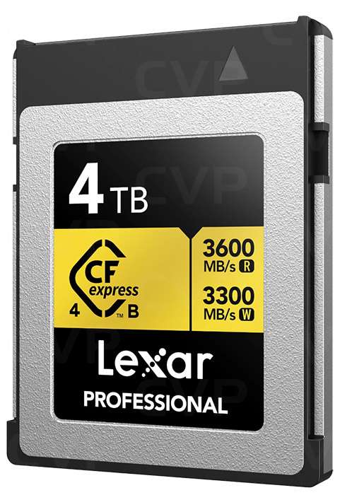 Lexar 4TB CFexpress Type B Gold 4.0 Card | CVP