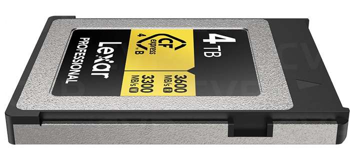 Lexar 4TB CFexpress Type B Gold 4.0 Card | CVP