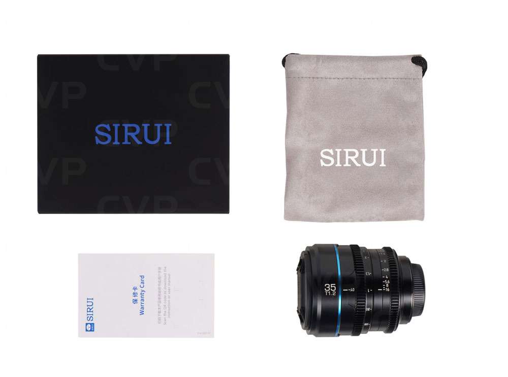 Buy - SIRUI Nightwalker 35mm T1.2 Cine Lens - E Mount (MS35E-B)