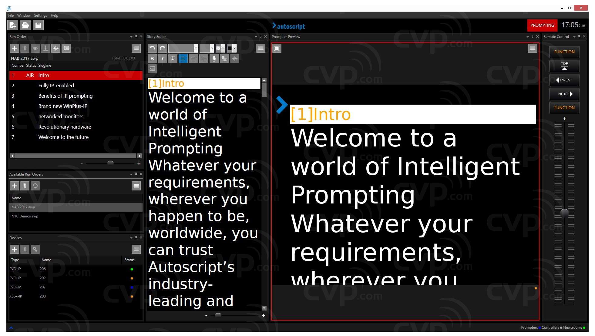 winplus 32 prompter software