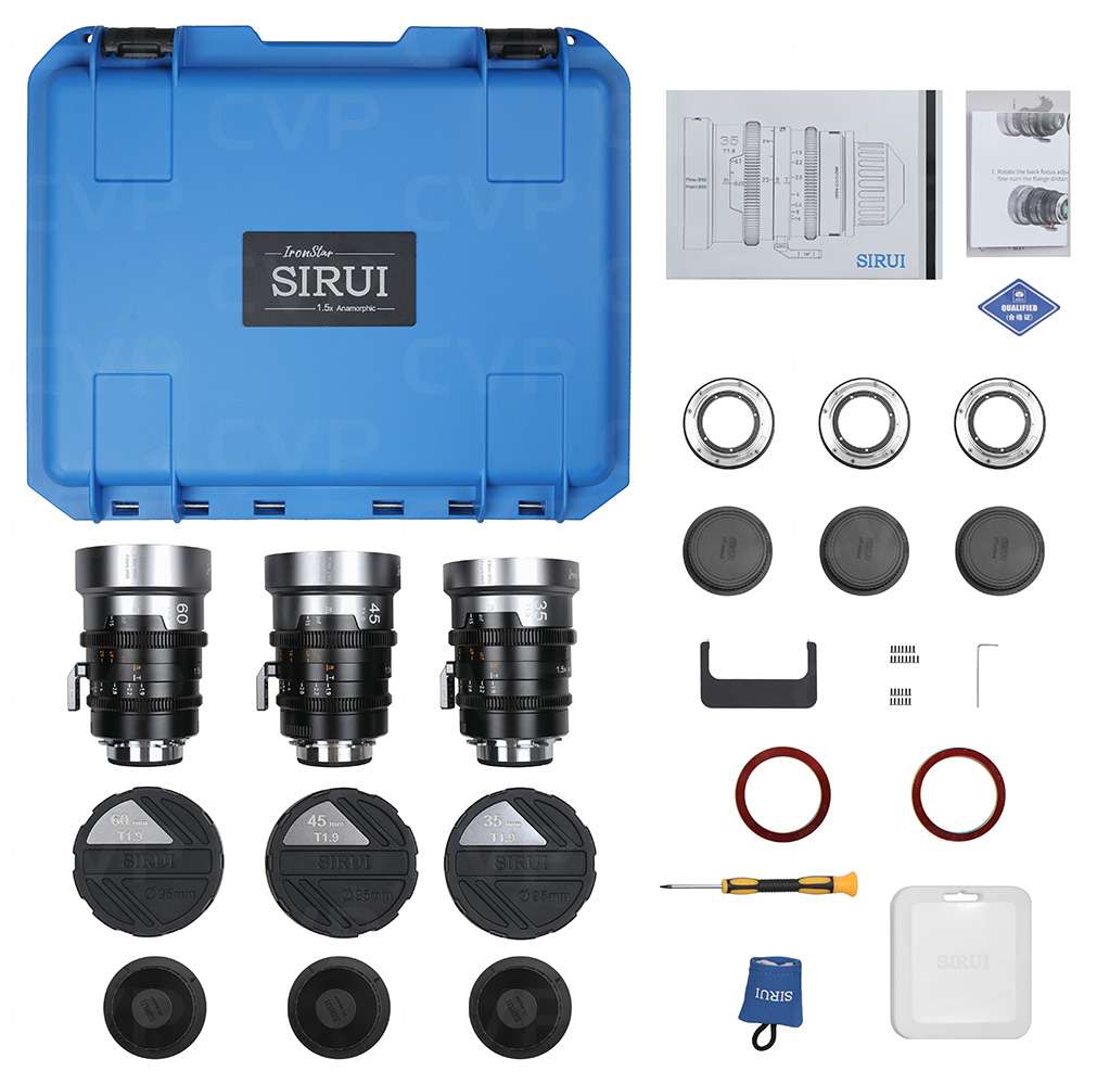 Sirui IronStar 3 Lens Set - Neutral Flare | CVP