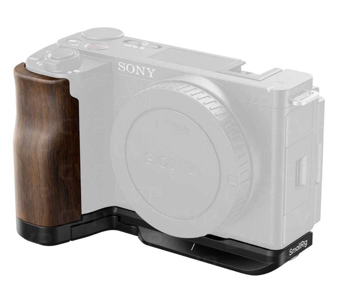Buy - SmallRig L-Shape Mount Plate W/ Wooden Handle - ZV-E10 II