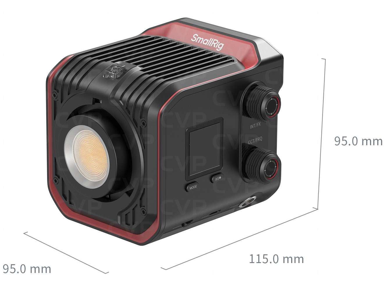 Lampe Vidéo SMALLRIG RC 100B COB - Bicolore 2700K-6500K, Contrôle Appli | Pour Photo Et Studio