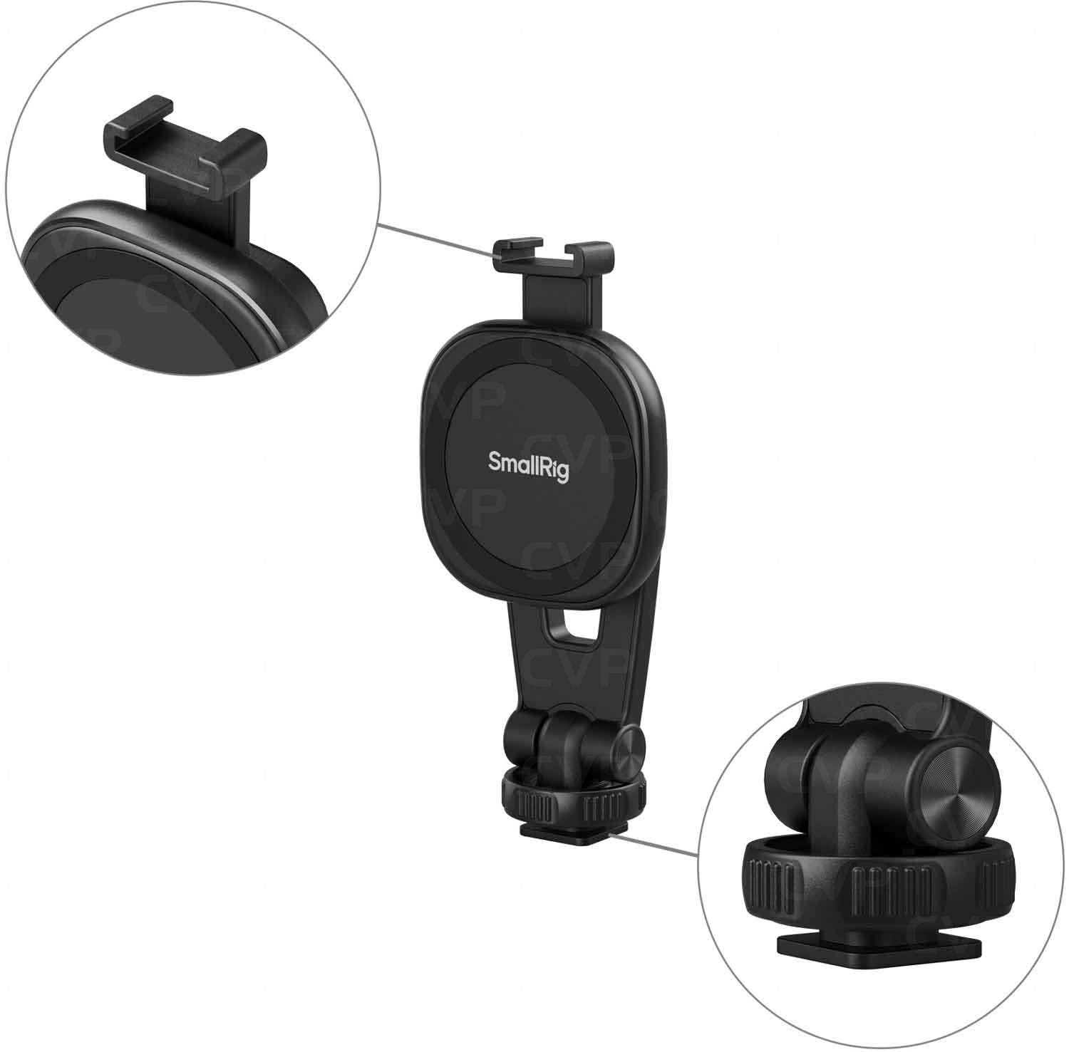SmallRig AC-10 Phone Clamp w/ cold Shoe Mount CVP