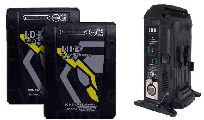 Buy - IDX Imicro-98 Battery x2 + VL-2X Charger (IM-98/2X)