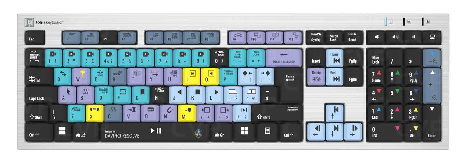 Buy - Logickeyboard Davinci Resolve Keyboard - Windows (LKBRESCAJPUUK)