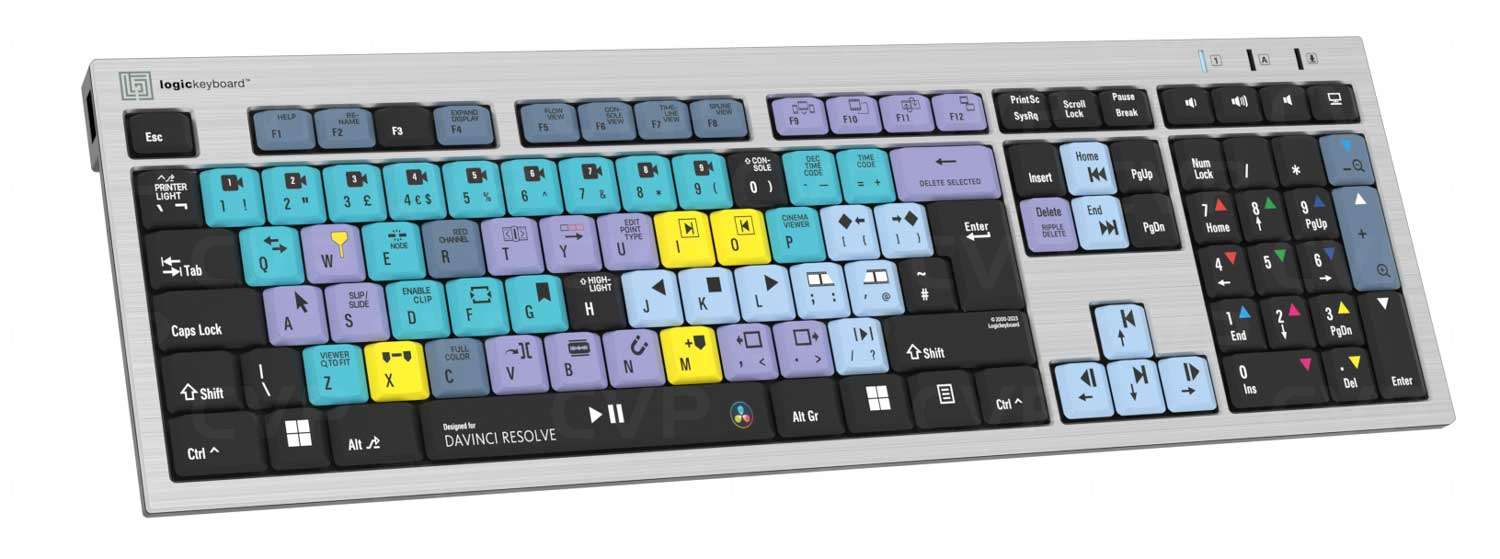 （限定1台）Logickeyboard DaVnci Resolve PC Buy - Logickeyboard Davinci Resolve Keyboard - Windows (LKBRESCAJPUUK)