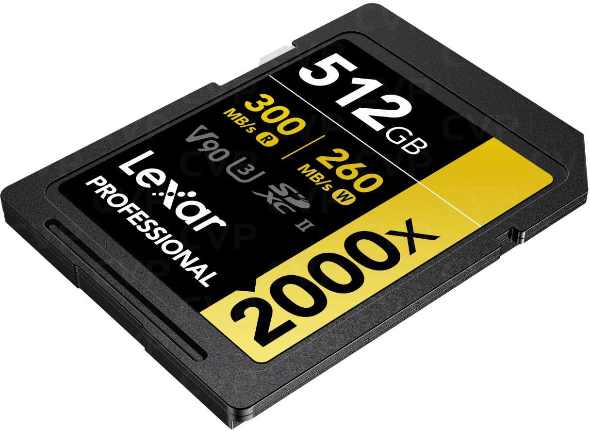 Buy - Lexar 512GB 2000x SDXC UHS-II Card (LSD2000512G-RNNNG)