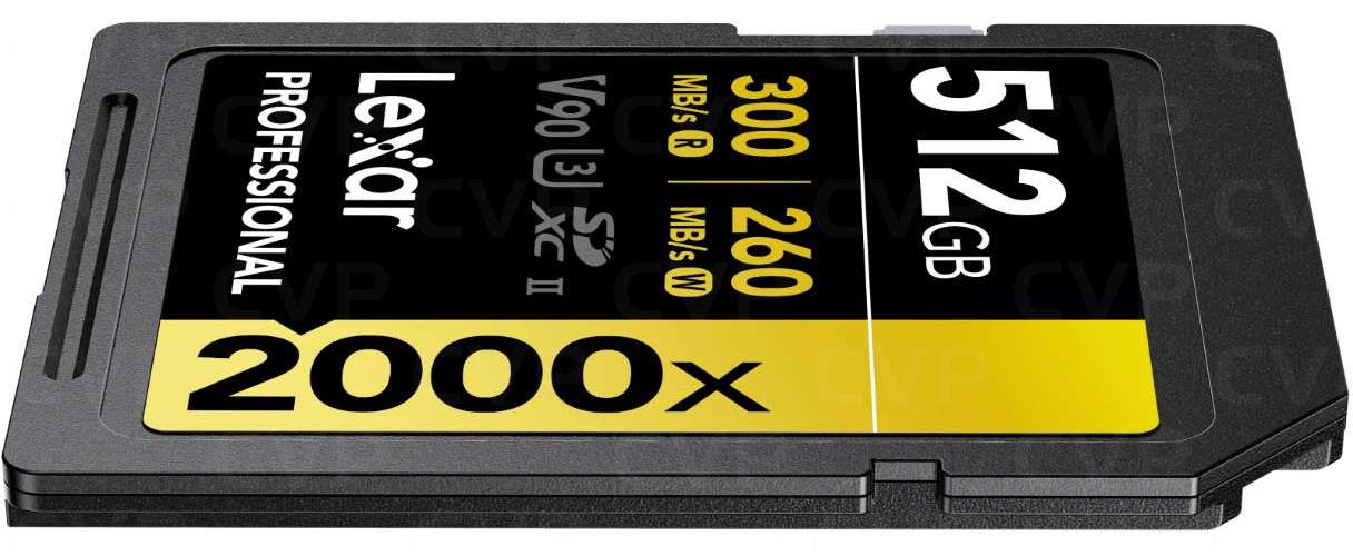 Buy - Lexar 512GB 2000x SDXC UHS-II Card (LSD2000512G-RNNNG)