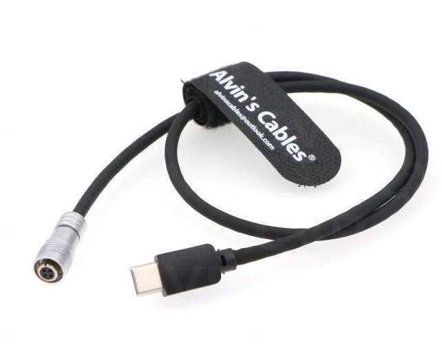 Alvin's Cables Z CAM E2 カメラ 直角 電源 ケーブル 柔軟 90度 4 pin to D tap Alvinu2019s Cables Z CAM E2 Camera 5 Pin Male Right Angle To Two