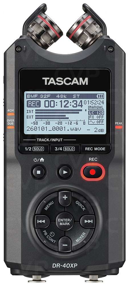 【美品】TASCAM DR-40X Tascam DR-40XP Audio Recorder | CVP