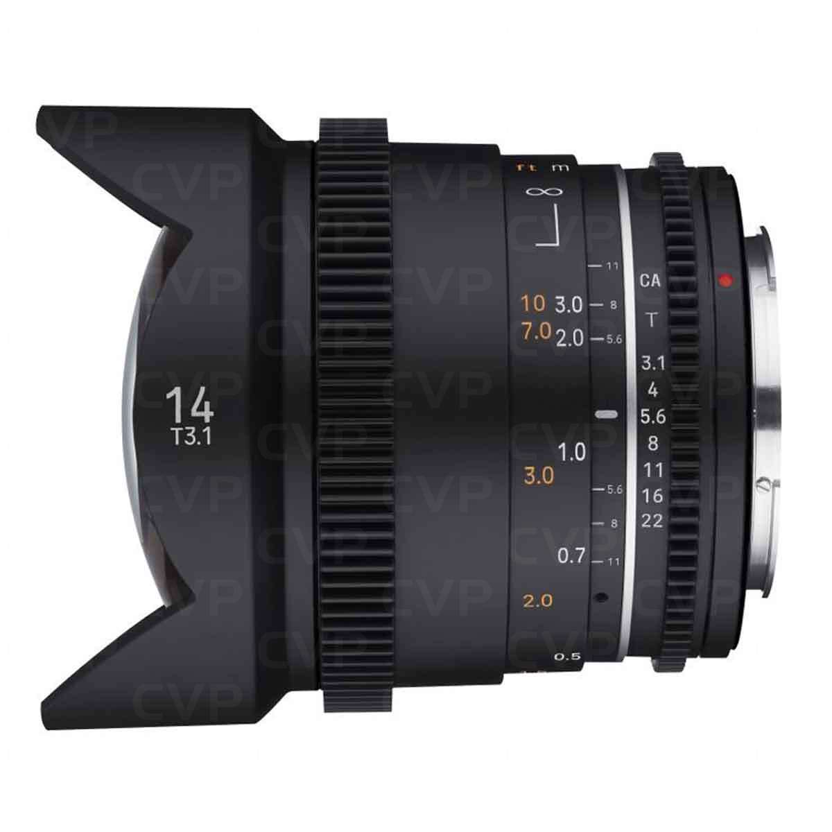 レンズ(単焦点) SAMYANG VDSLR 14mm T3.1 MK2 Samyang VDSLR 14mm T3.1 MK2 Prime Lens Released | CineD