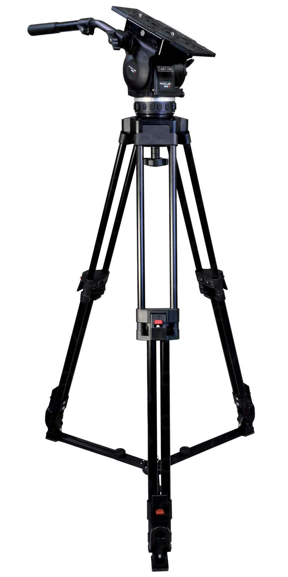Tête Fluide Cartoni Focus 100 Mm - Capacité 24 Lb - Pour Trépied - Occasion Révisée