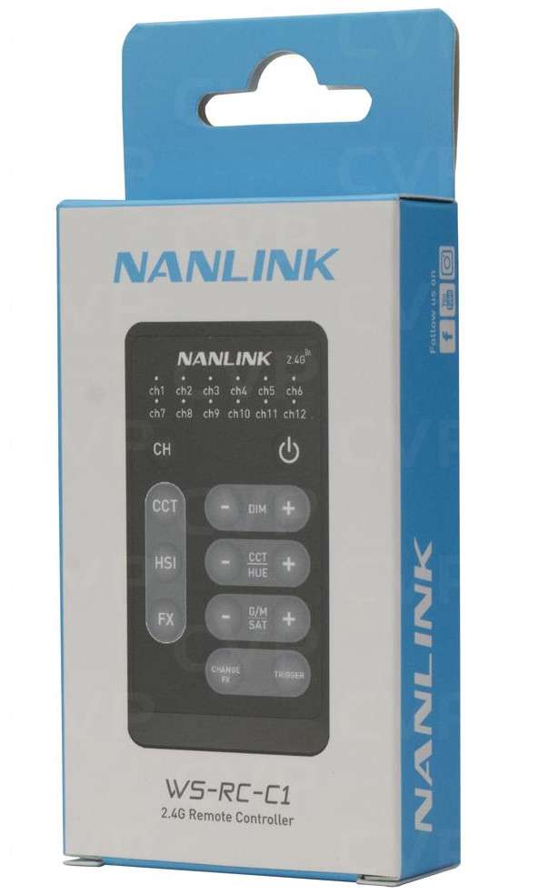 Nanlite RC-C1 2.4G Wireless Remote 10M Control Nanlite Led video Light Studio