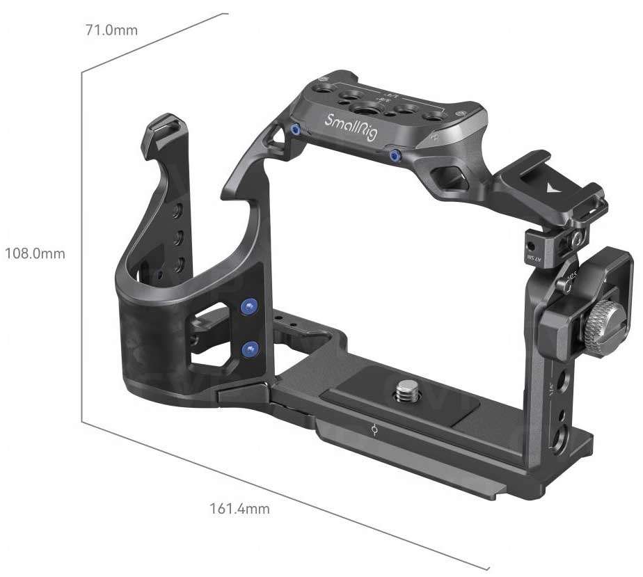 Cage SMALLRIG Pour Sony A7R V, A7 IV, A7S III - Kit Complet Avec Serre-Câble Et Plaque Arca-Swiss - Modèle 4308