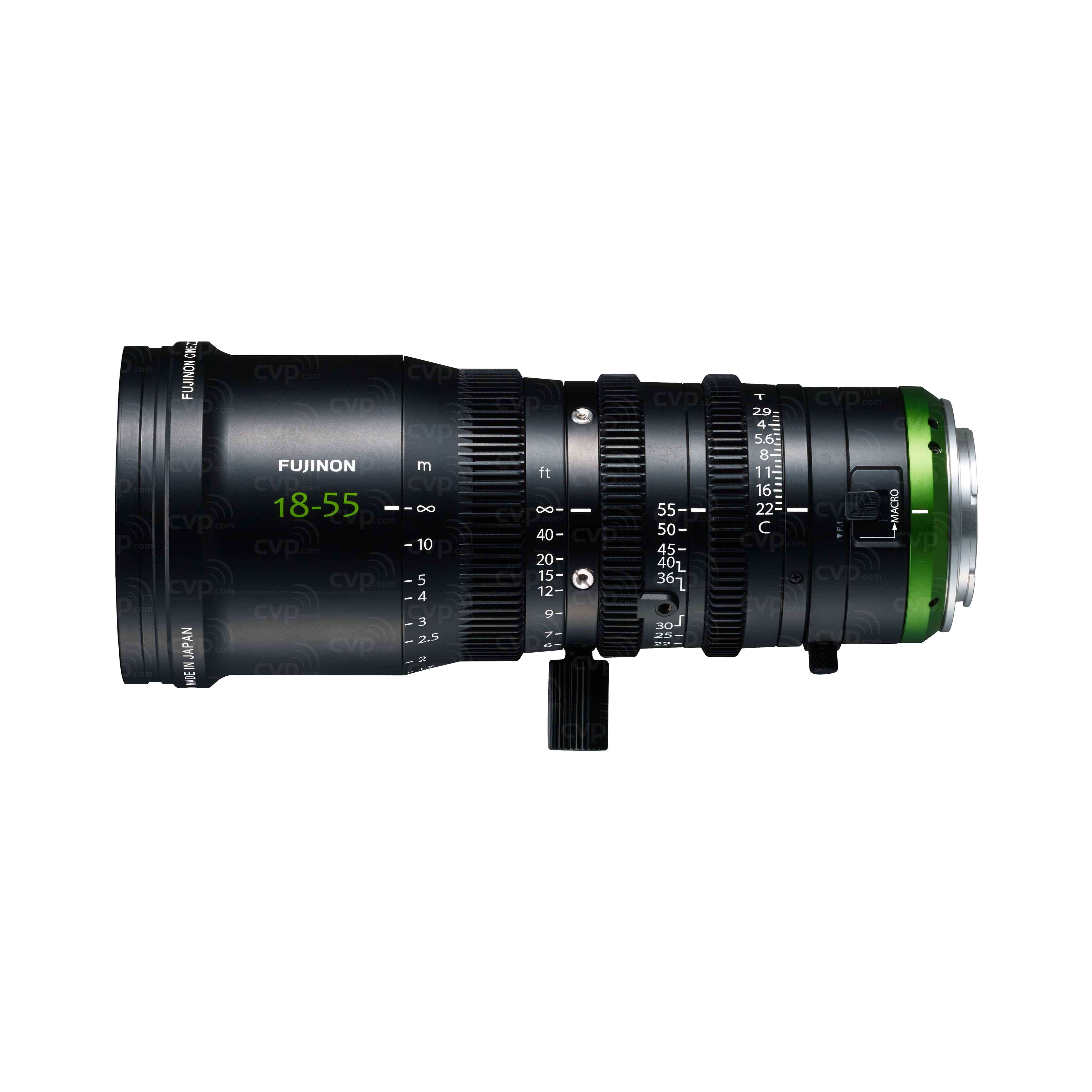 FUJINON MK18-55 T2.9 Sony E fx30 α6500 Fujinon MK 18-55mm T2.9 Compact Cine Zoom - E-Mount | Cine
