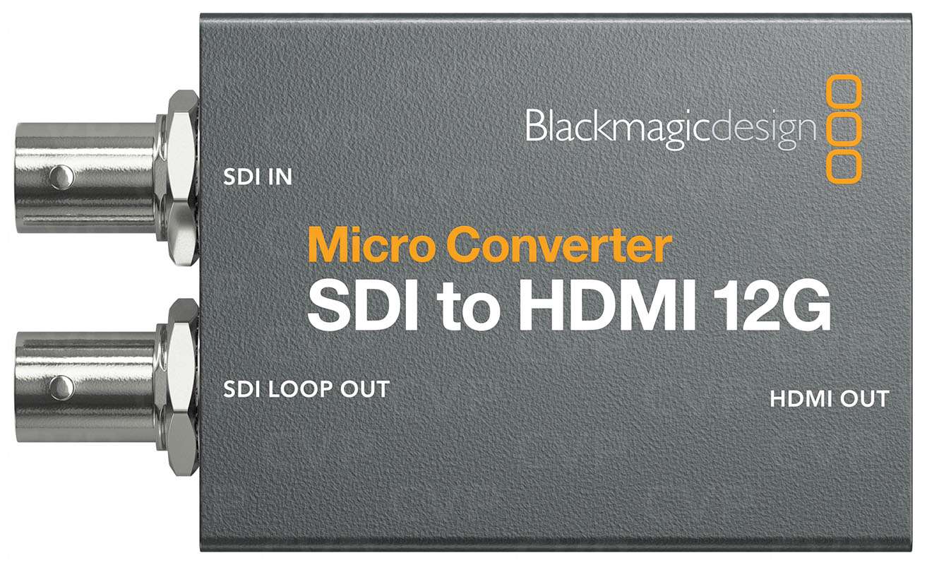 Buy - Blackmagic Micro Converter SDI to HDMI 12G (CONVCMIC/SH12G)