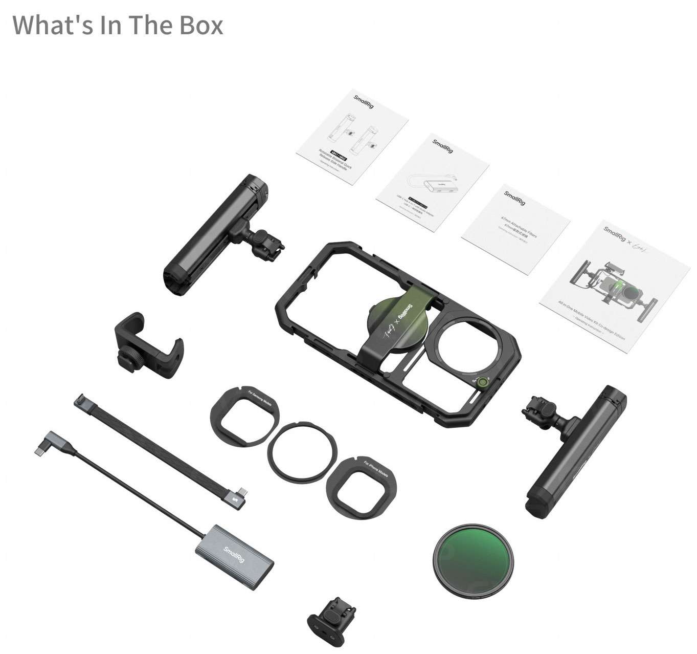 SmallRig Brandon Li All-In-One スマホ撮影キット Amazon.co.jp: SmallRig x Brandon Li スマートフォンビデオ撮影キット