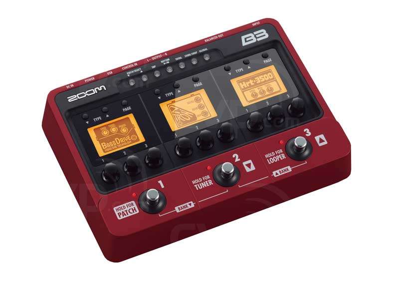 Buy - Zoom Bass Effects Amp Simulator Pedal (B3)