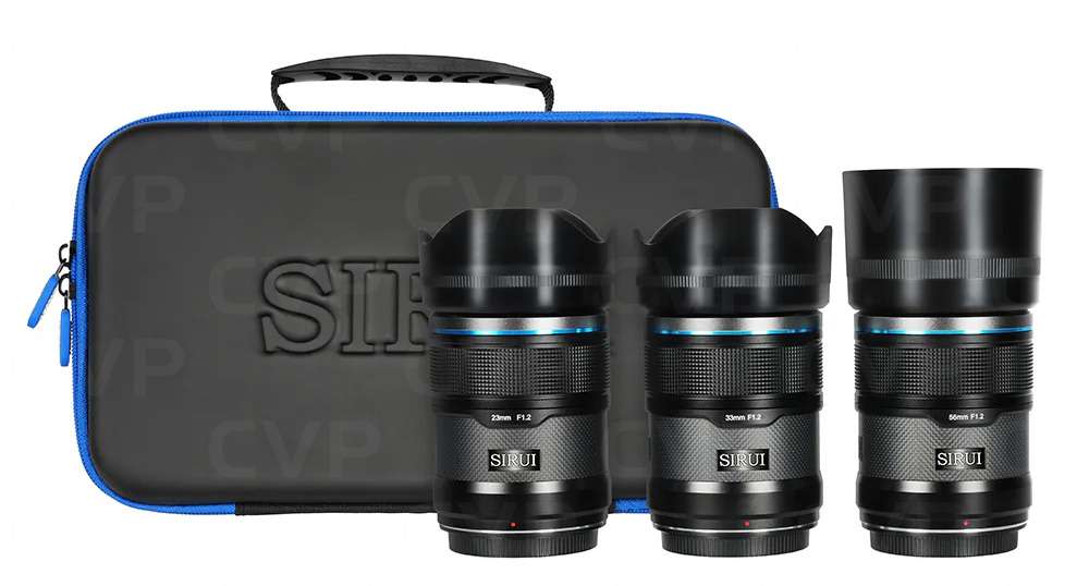SIRUI Sniper F1.2 FUJI X Mount レンズ3本セット SIRUI Sniper F1.2 3 Lens Set - E Mount | CVP