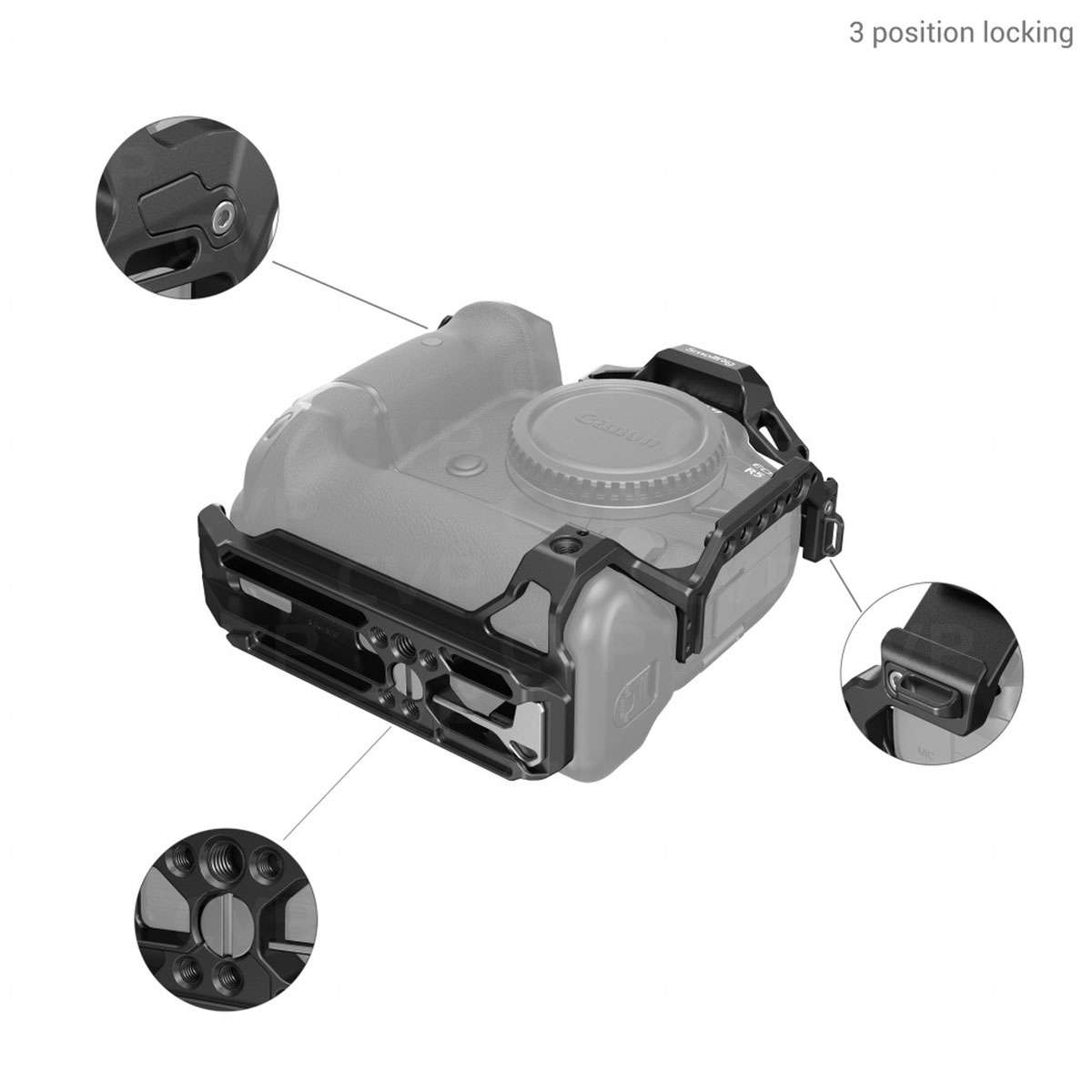 Buy - SmallRig Cage for Canon EOS R5/R5C/R6/R6 Mark II (SR3464B)