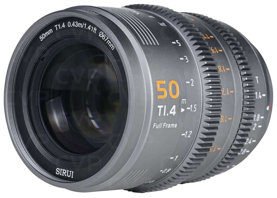 Sirui Vision Prime 1 50mm T1.4 Cine Lens - E - Grey | CVP