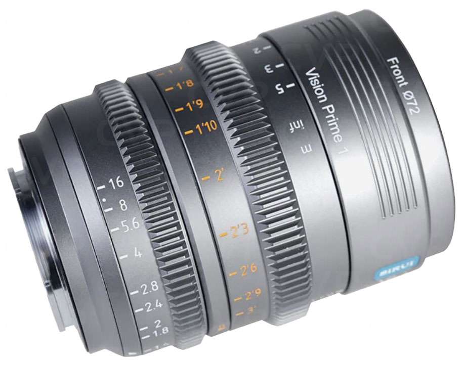 Sirui Vision Prime 1 35mm T1.4 Cine Lens - E Mount - Grey | CVP