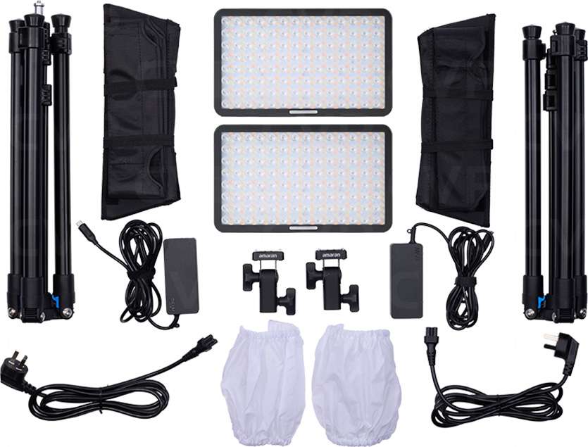 Amaran Pano 60c 2-Light Kit Charcoal - UK | CVP